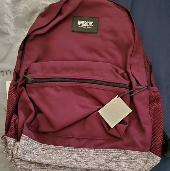 VS Pink Campus Backpack Burgundy main image 7